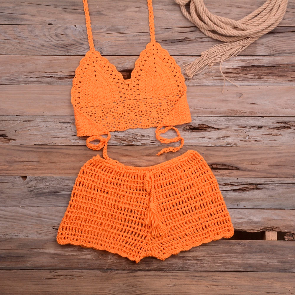 "Crochet Bae" 2-Piece Swimsuit