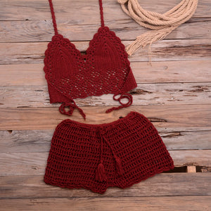 "Crochet Bae" 2-Piece Swimsuit