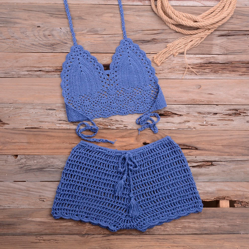 "Crochet Bae" 2-Piece Swimsuit