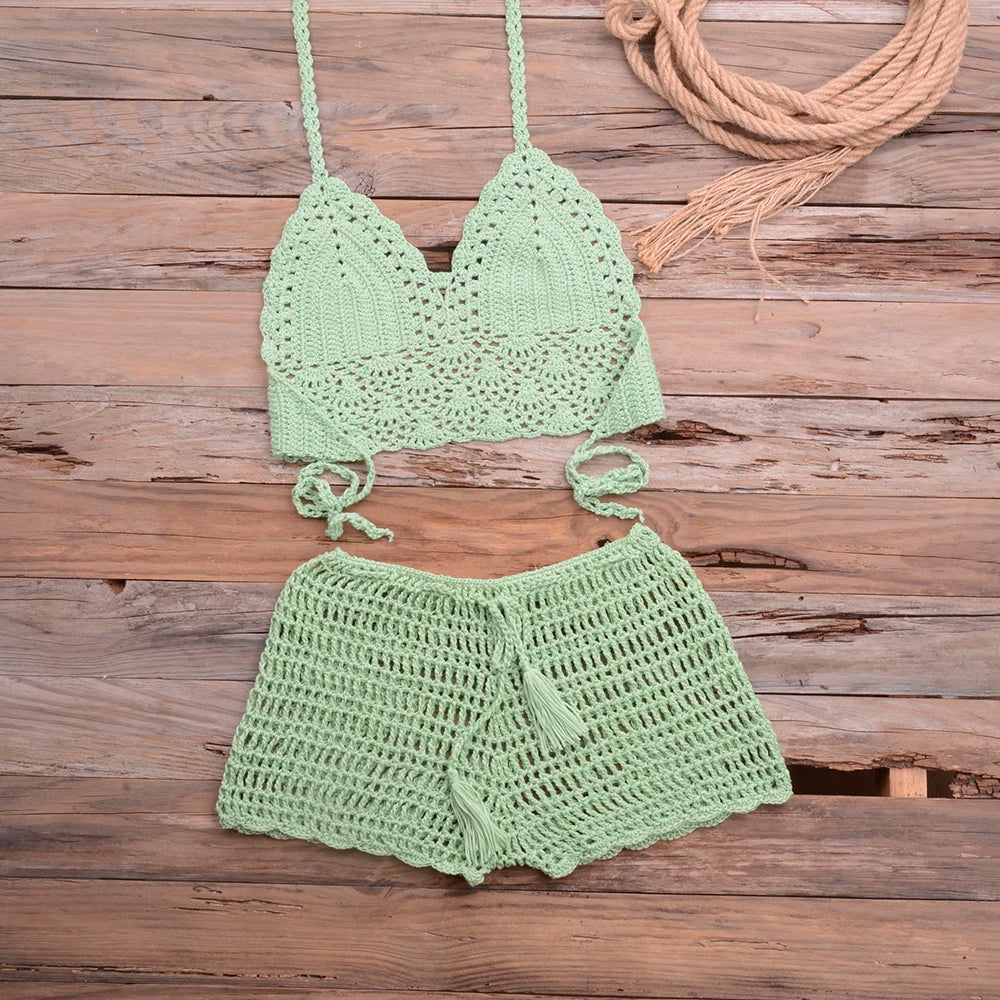 "Crochet Bae" 2-Piece Swimsuit