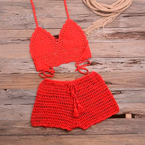 "Crochet Bae" 2-Piece Swimsuit