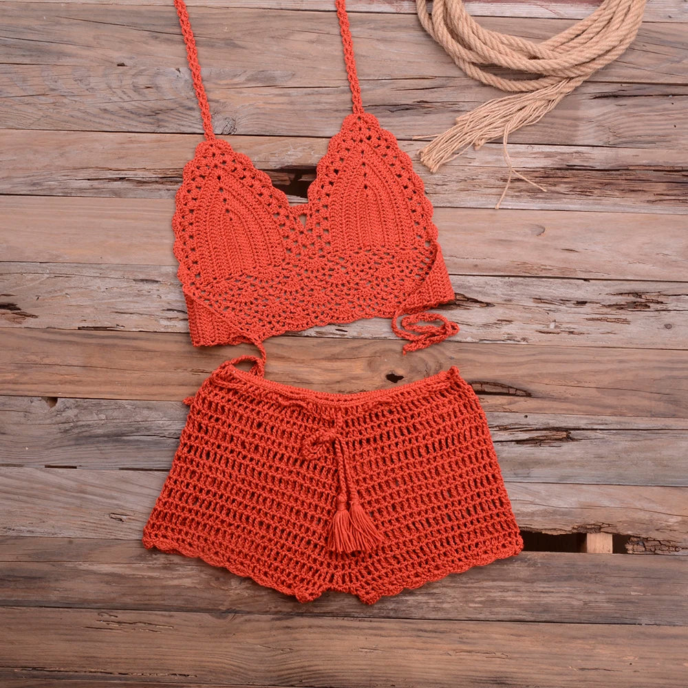 "Crochet Bae" 2-Piece Swimsuit