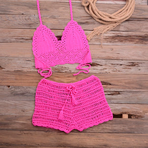 "Crochet Bae" 2-Piece Swimsuit