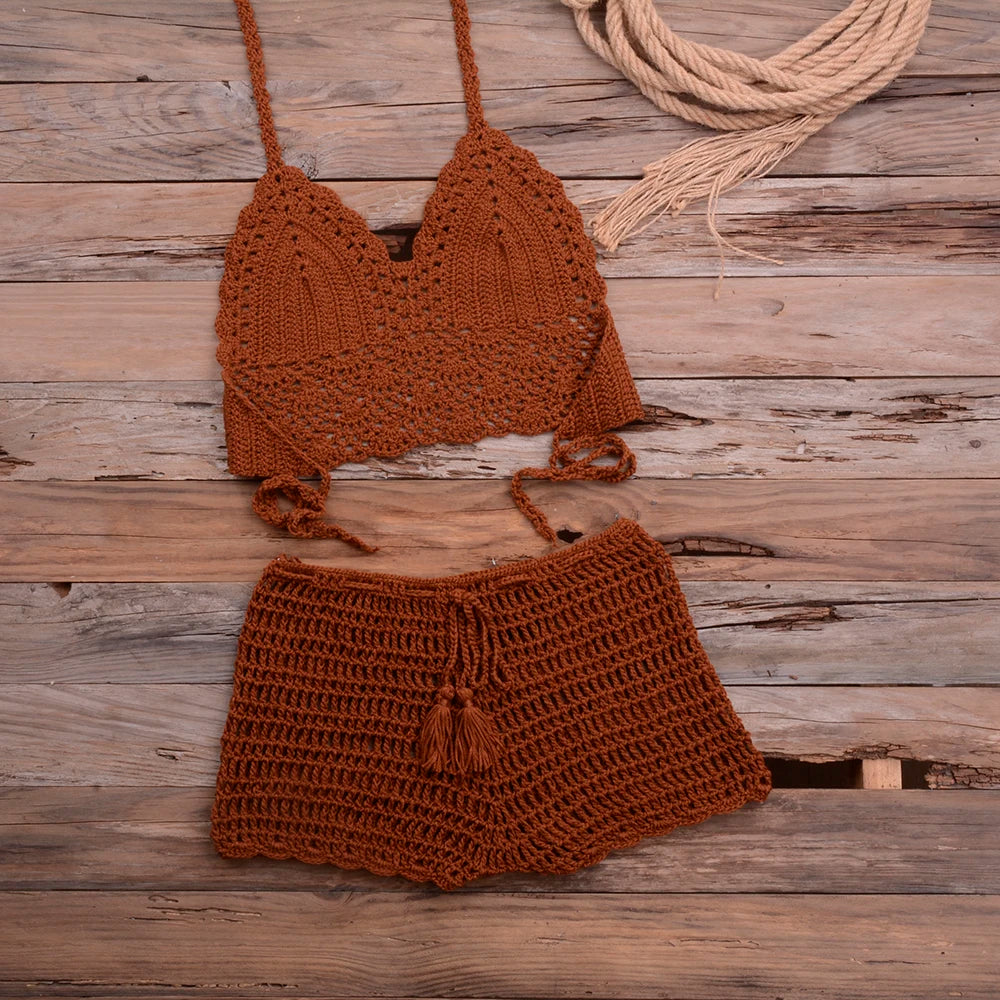 "Crochet Bae" 2-Piece Swimsuit