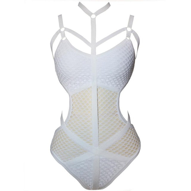 "NET Worth" 1-Piece Swimsuit