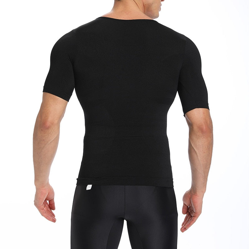 "MADE MAN" Thermogenic Slimming S/S Shirt