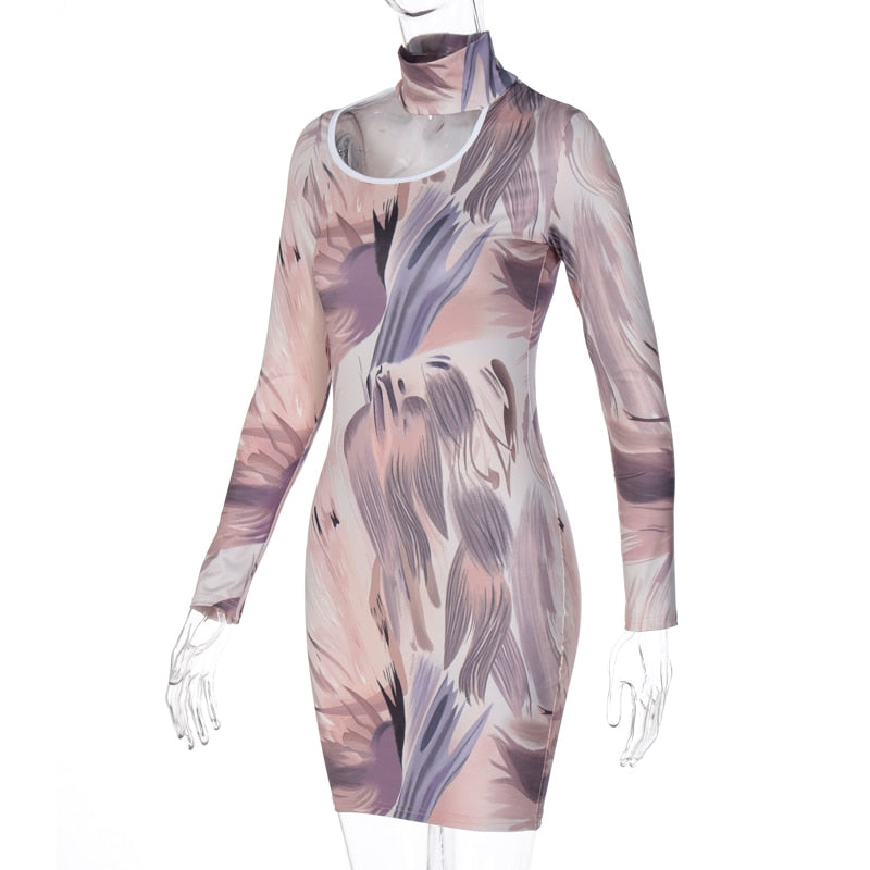 "Queen Of Sheba" L/S Mini Dress