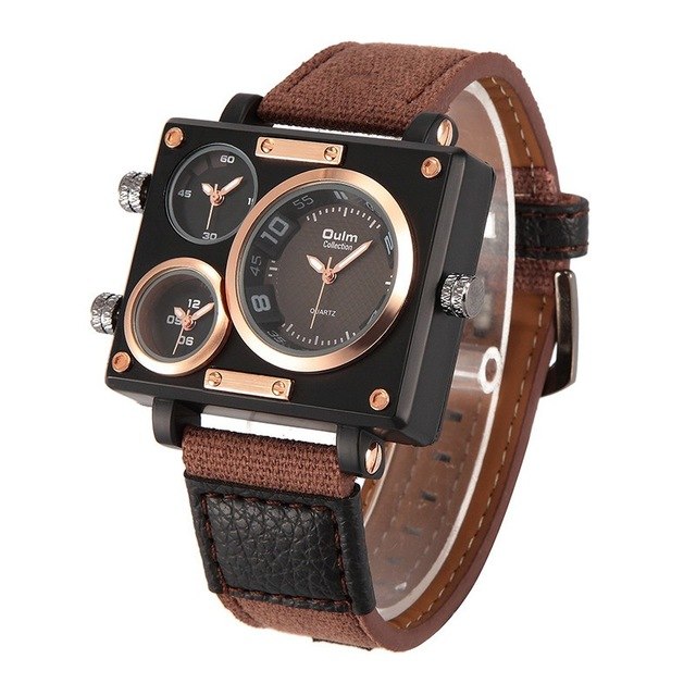 "Trifecta Squared" Luxury Men's Watch - 4 Color Options