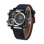 "Trifecta Squared" Luxury Men's Watch - 4 Color Options