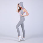"Princess PUMP" Athletic Hooded Jumpsuit