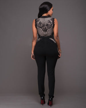 "A Trace Of Lace" Jumpsuit