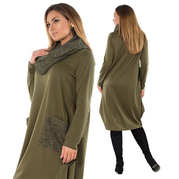 "Pocket Posh" Winter Dress - 3 Color Options