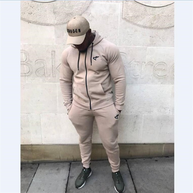 "Grand Tan" 2-Piece Tracksuit