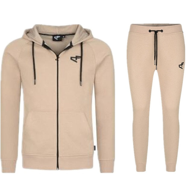 "Grand Tan" 2-Piece Tracksuit