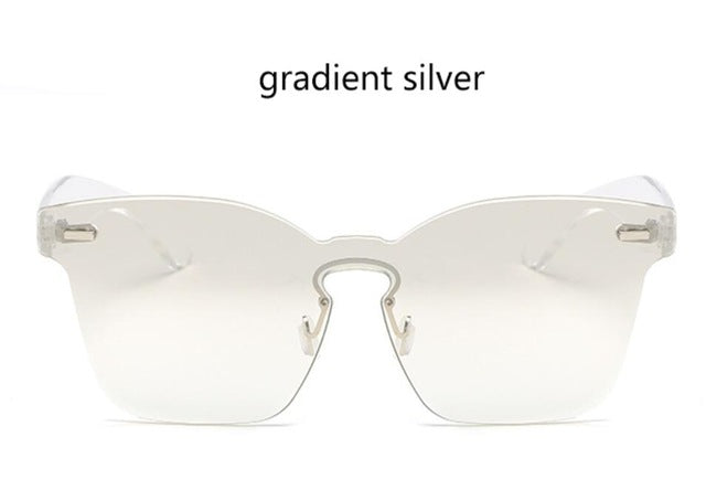 "Kolor Me Bad" Rimless Women's Sunglasses - 8 Color Options