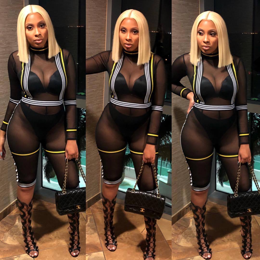 "Don't Mesh With Me" Biker Short Romper - Black