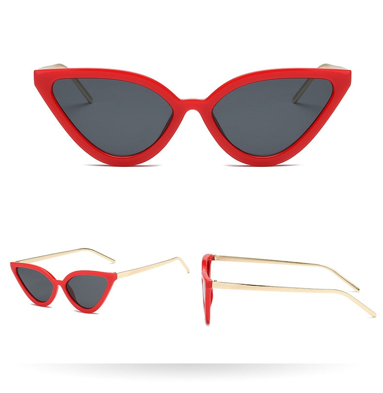 "Kool Kitty" Cat Eye Women's Sunglasses - 7 Color Options