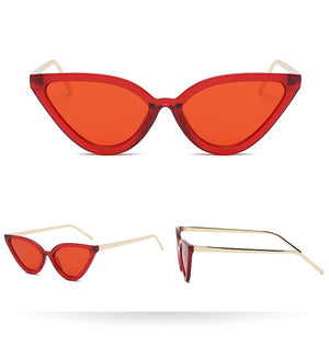 "Kool Kitty" Cat Eye Women's Sunglasses - 7 Color Options