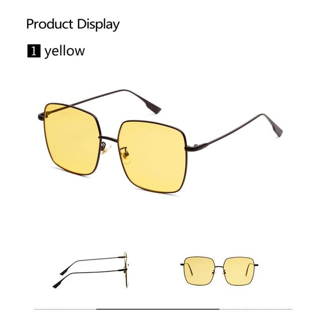 "Kanary" VIntage Square UNISEX Sunglasses - 4 Color Options