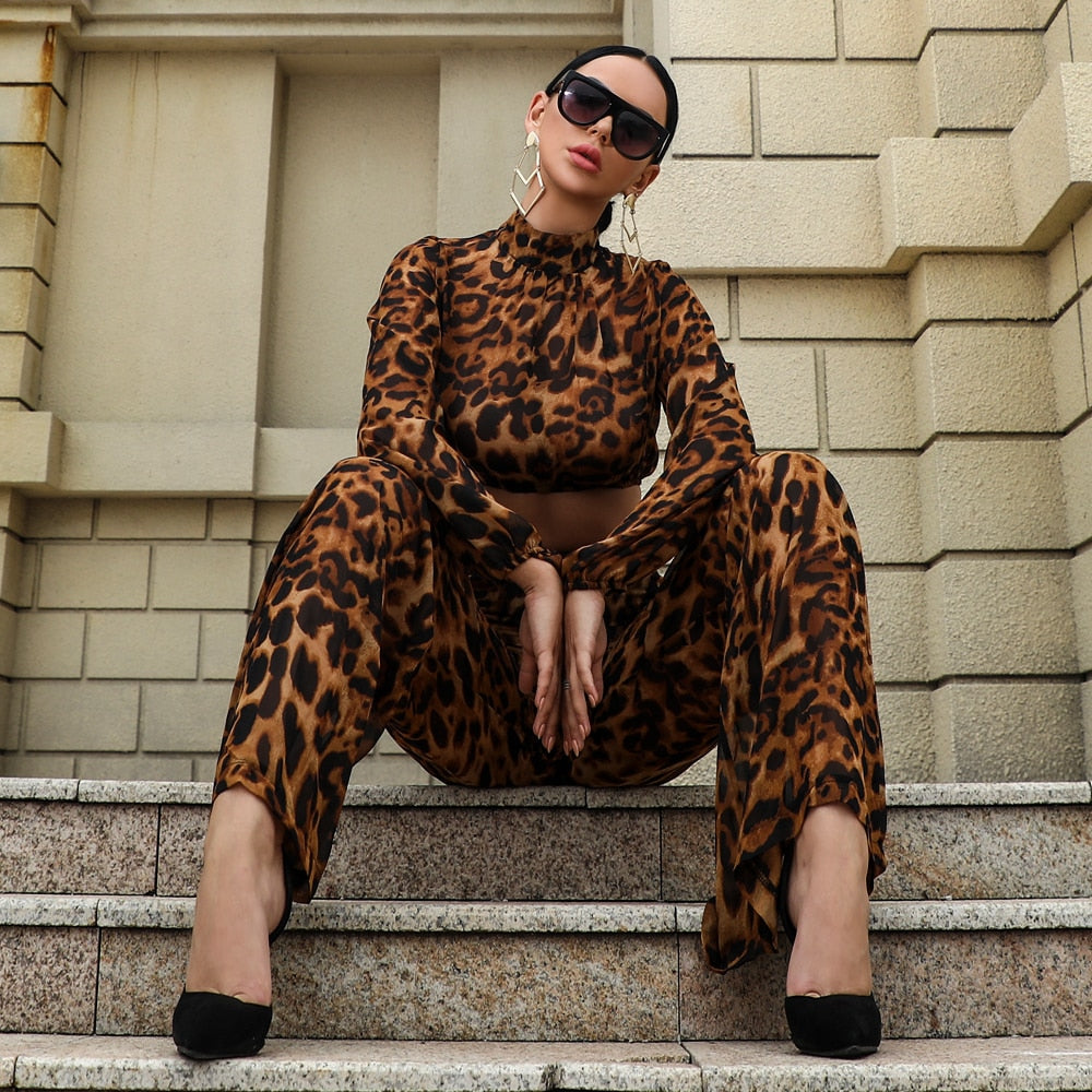 "Leopard Lover" 2-Piece Jumpsuit