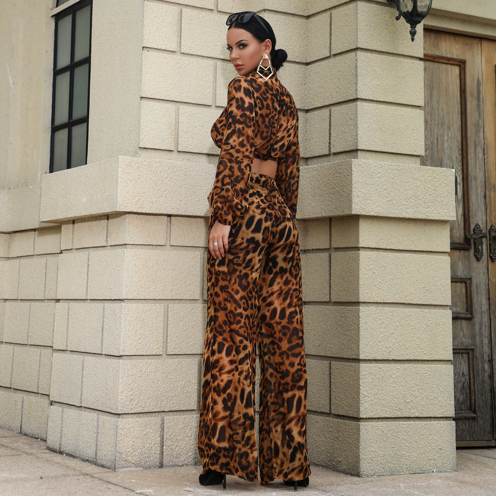 "Leopard Lover" 2-Piece Jumpsuit