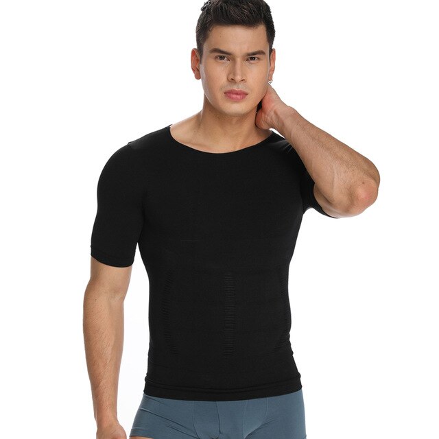 "MADE MAN" Thermogenic Slimming S/S Shirt